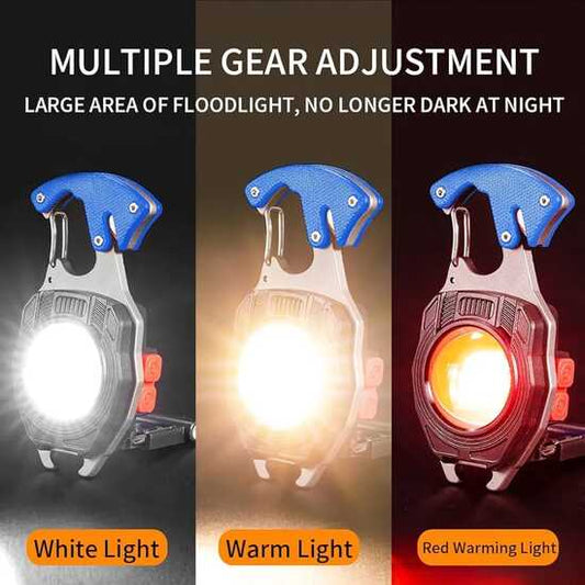 كشاف طوارئ متعدد الوظائف 6 في 1 – أداة الإنقاذ الذكية