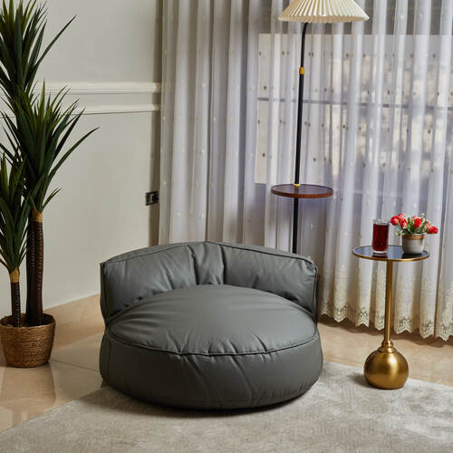 بين باج دئري الشكل (جلدي)