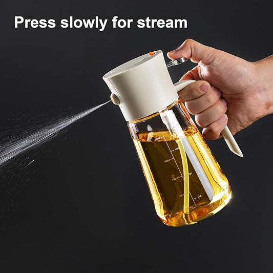 بخاخ وزجاجة صب الزيت 2 في 1 دقة وسهولة في كل استخدام