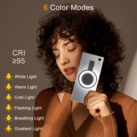 إضاءة سيلفي مغناطيسية – إضاءة احترافية بلمسة ذكية