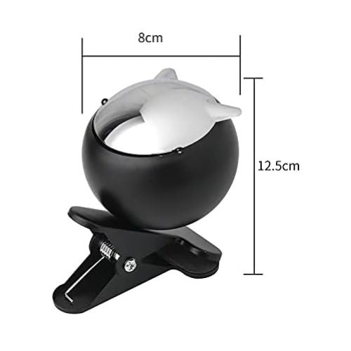 منفضة سجائر مبتكرة قابلة للتثبيت بمشبك تصميم كروي أنيق