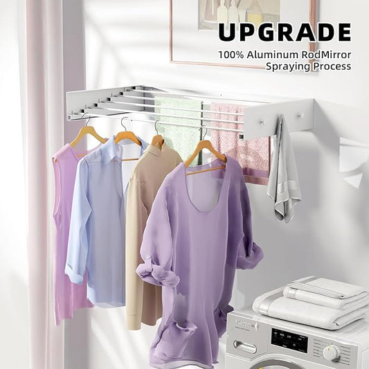 رف تجفيف قابل للطي بتصميم أنيق 80 سم