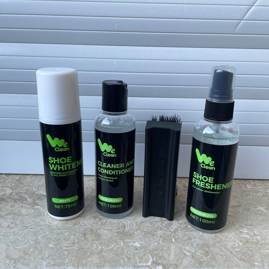 طقم 5 قطع لتنضيف الاحذية الاحترافي - We clean