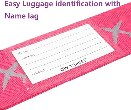 أحزمة السفر الذكية – أربطة أمان قابلة للتعديل مزودة بقفل للمسافرين