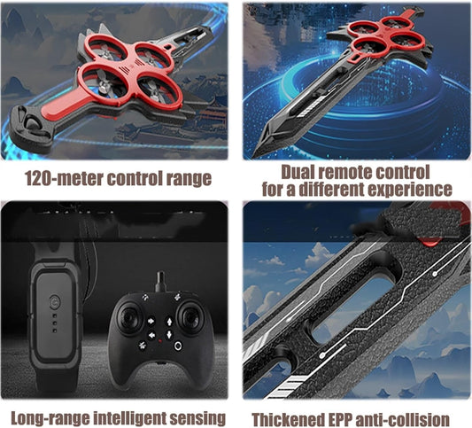 درون السيف الطائر – طائرة RC بهلوانية مقاومة للصدمات بثلاث سرعات قابلة للتعديل