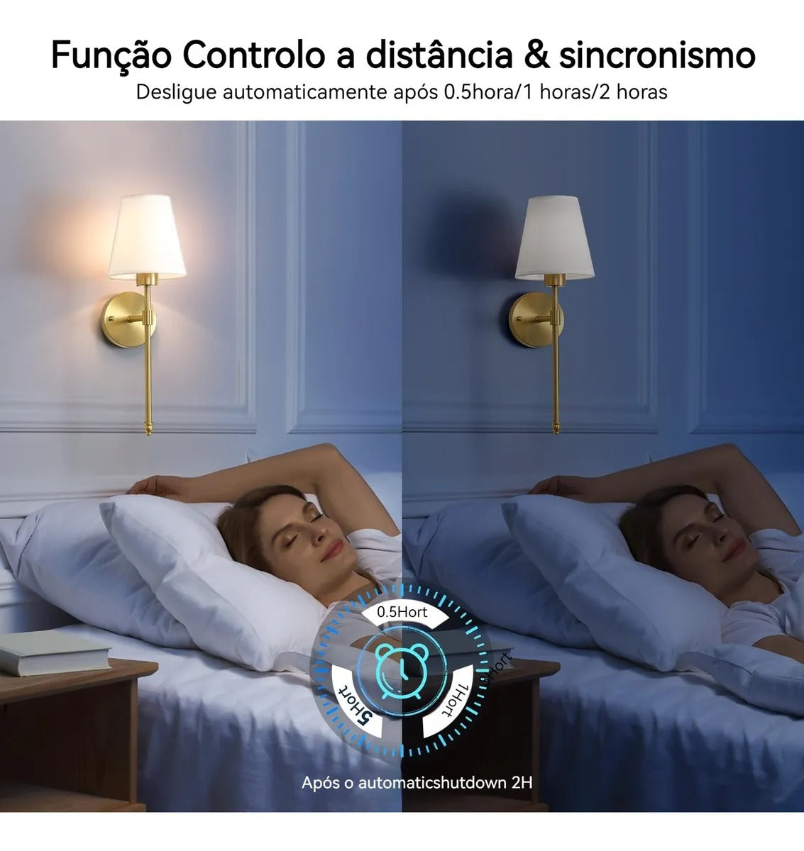 ريموت، وبطارية قابلة للشحن - LUMVA LuxWall – إضاءة جدارية لاسلكية بتصميم كلاسيكي عصري