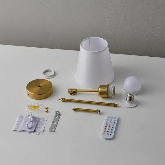 ريموت، وبطارية قابلة للشحن - LUMVA LuxWall – إضاءة جدارية لاسلكية بتصميم كلاسيكي عصري