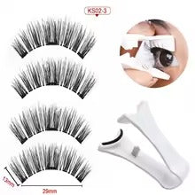 رموش مغناطيسية ثلاثية الأبعاد قابلة لإعادة الاستخدام