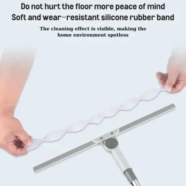 ممسحة متعددة الاستخدامات | شفرة سيليكون قابلة للتعديل | رأس دوار ١٨٠ درجة