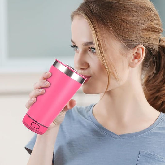 كوب حراري مع مكبر صوت بلوتوث  شحن