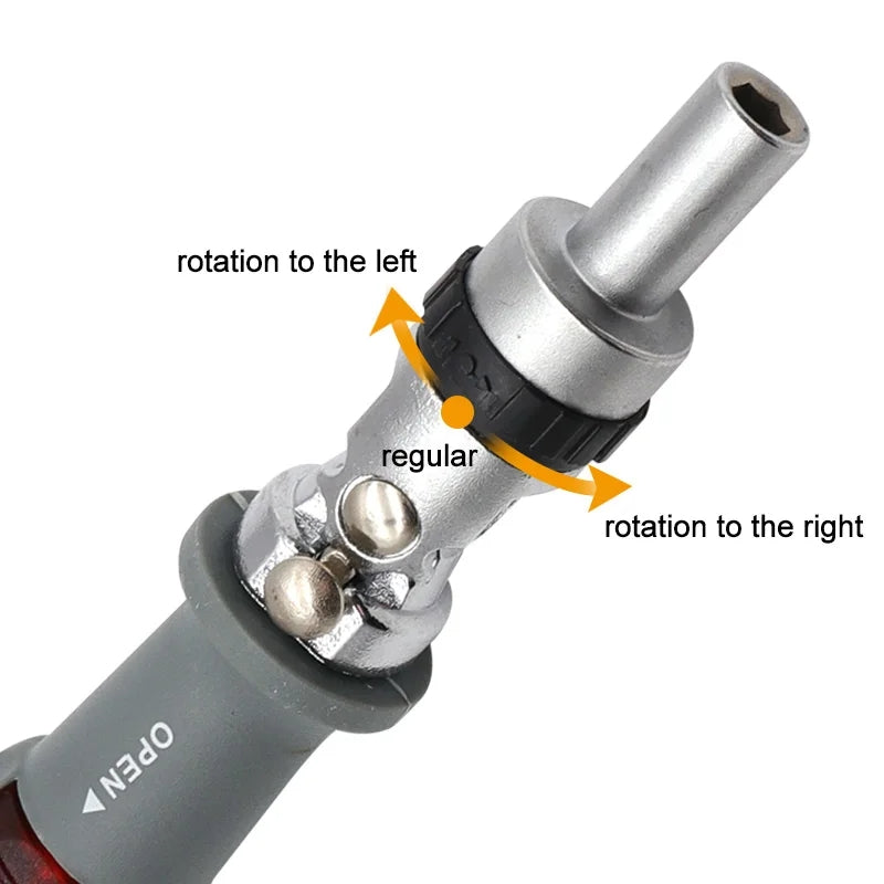 مفك الزوايا الذكي 10 في 1 – أداة واحدة تغنيك عن الصندوق الكامل!