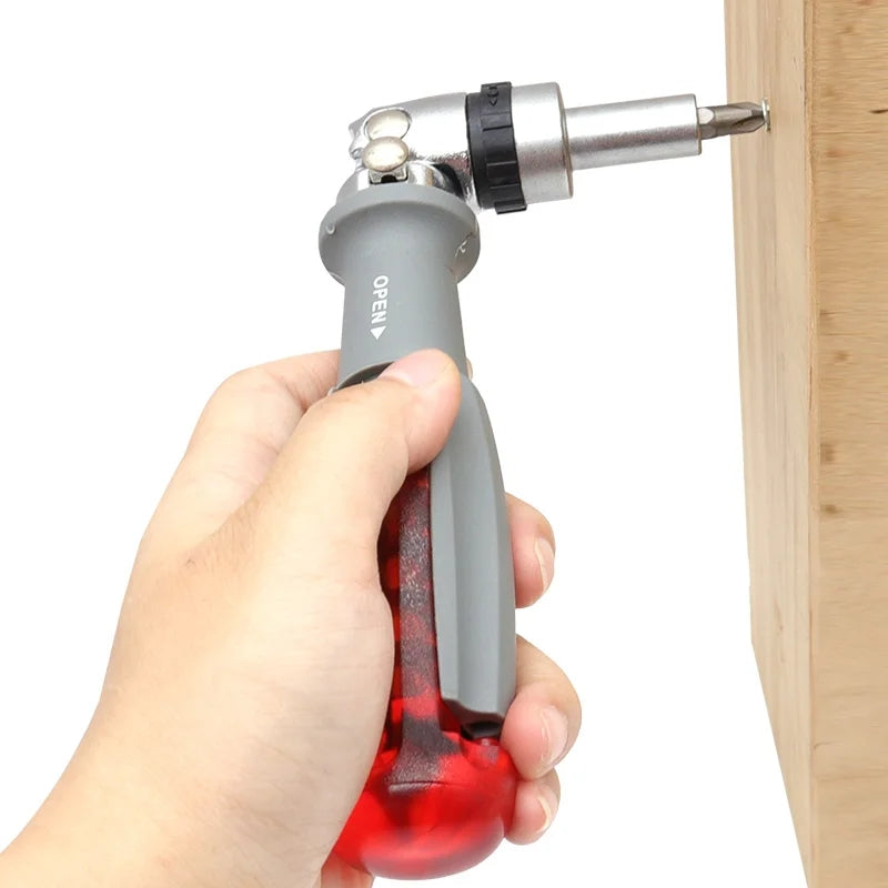 مفك الزوايا الذكي 10 في 1 – أداة واحدة تغنيك عن الصندوق الكامل!