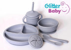 طقم Glitter Baby طعام للأطفال – 7 قطع