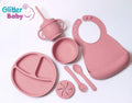 طقم Glitter Baby طعام للأطفال – 7 قطع
