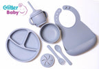 طقم Glitter Baby طعام للأطفال – 7 قطع