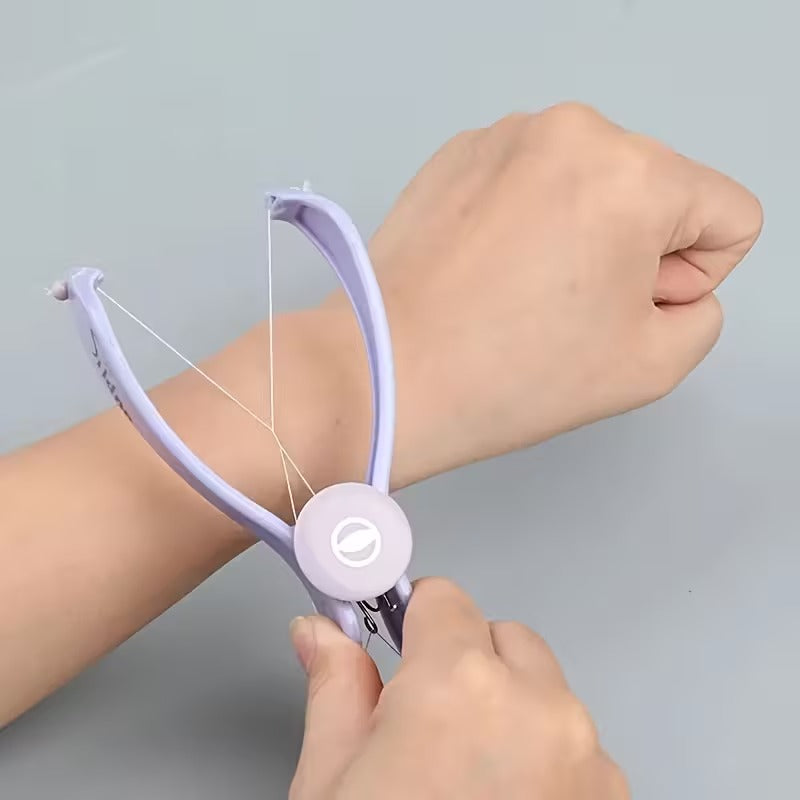 جهاز إزالة الشعر بالخيط اليدوي