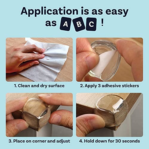 واقيات الزوايا لحماية الأطفال – شفافة وغير مرئية