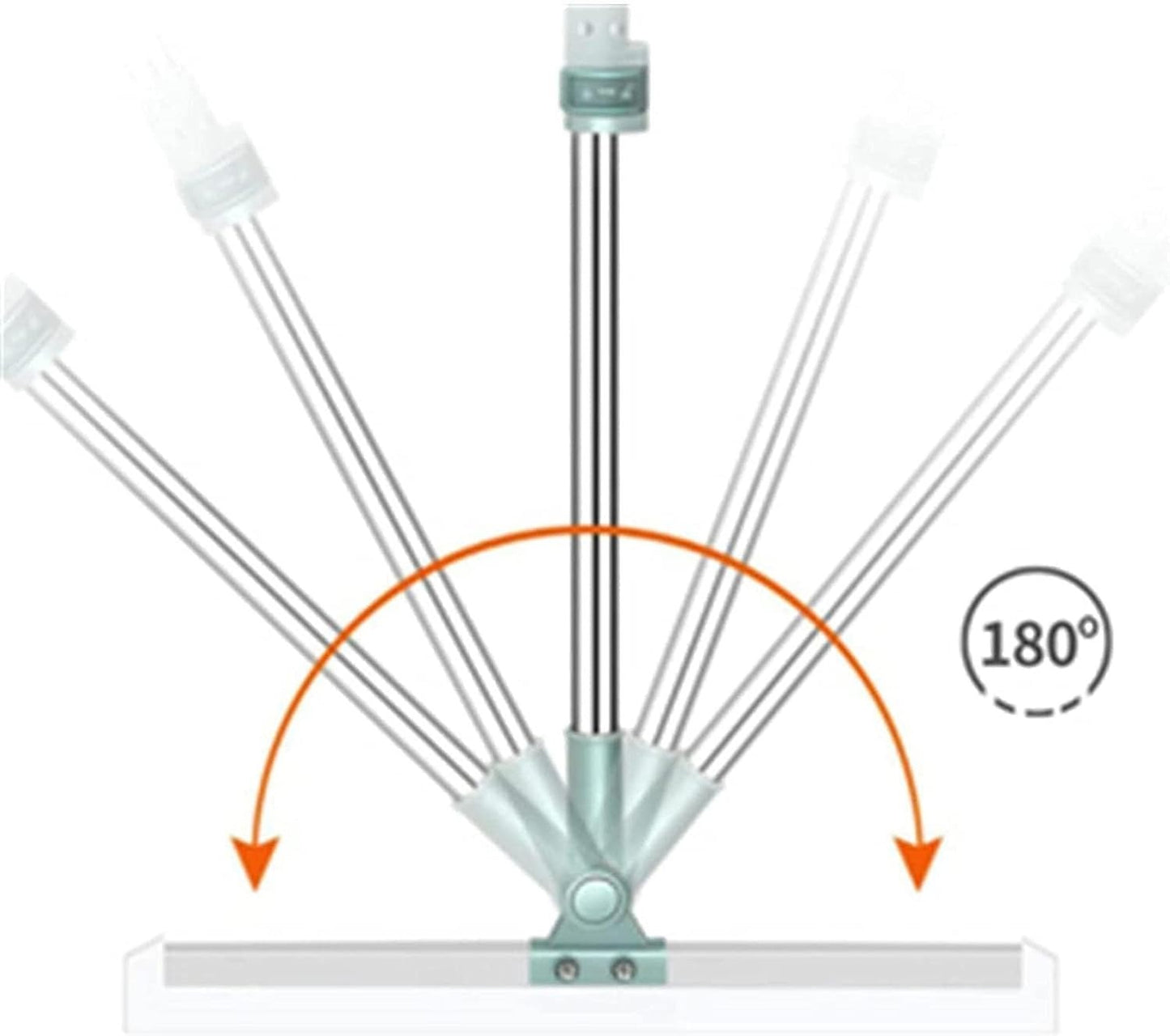 ممسحة السيليكون الذكية 180° – سحب وتنظيف مثالي لجميع الأرضيات