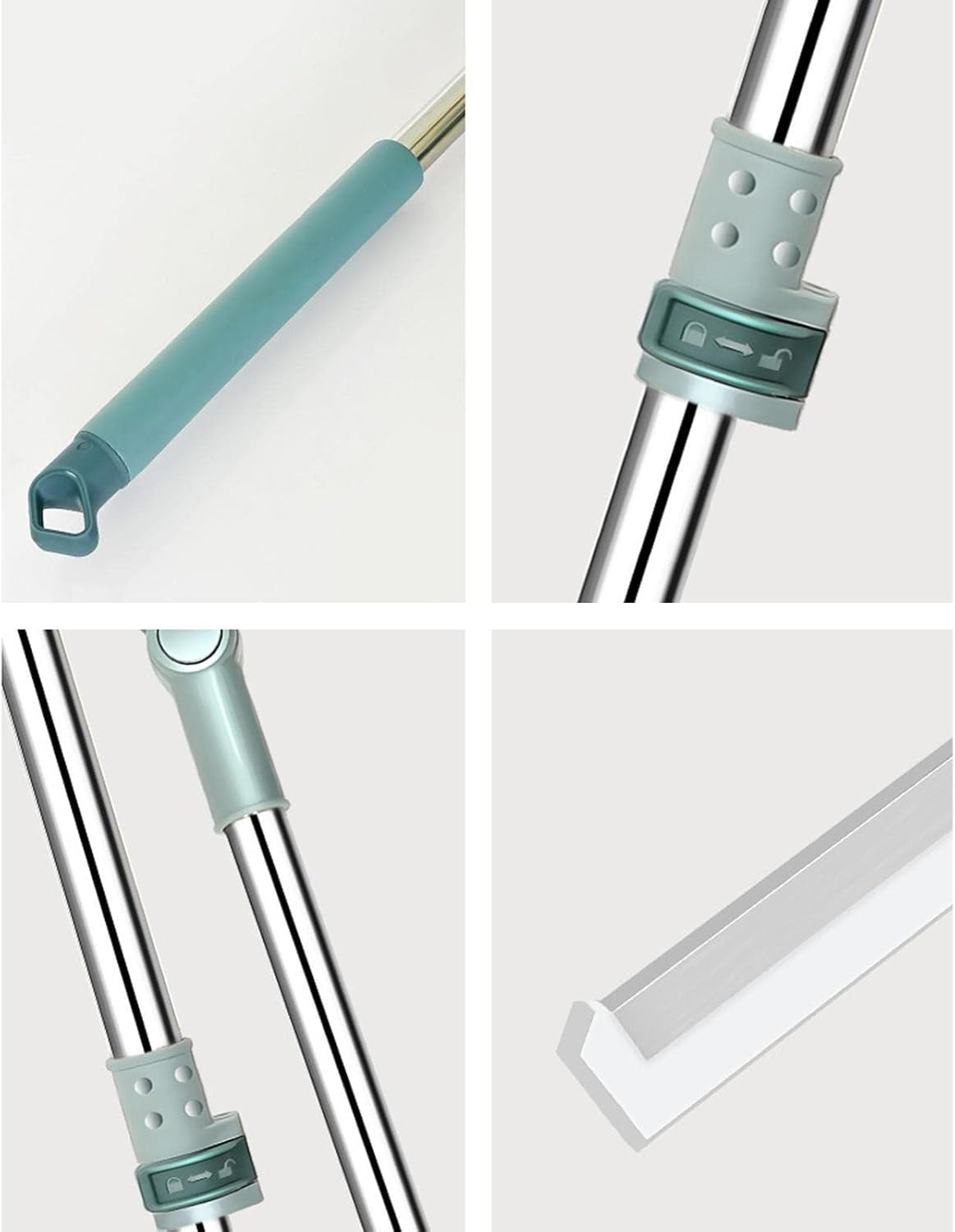 ممسحة السيليكون الذكية 180° – سحب وتنظيف مثالي لجميع الأرضيات