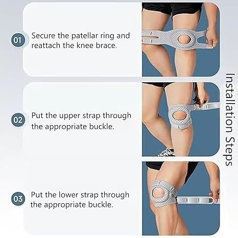 واقي و مشد الركبة الرياضي القابل للتعديل