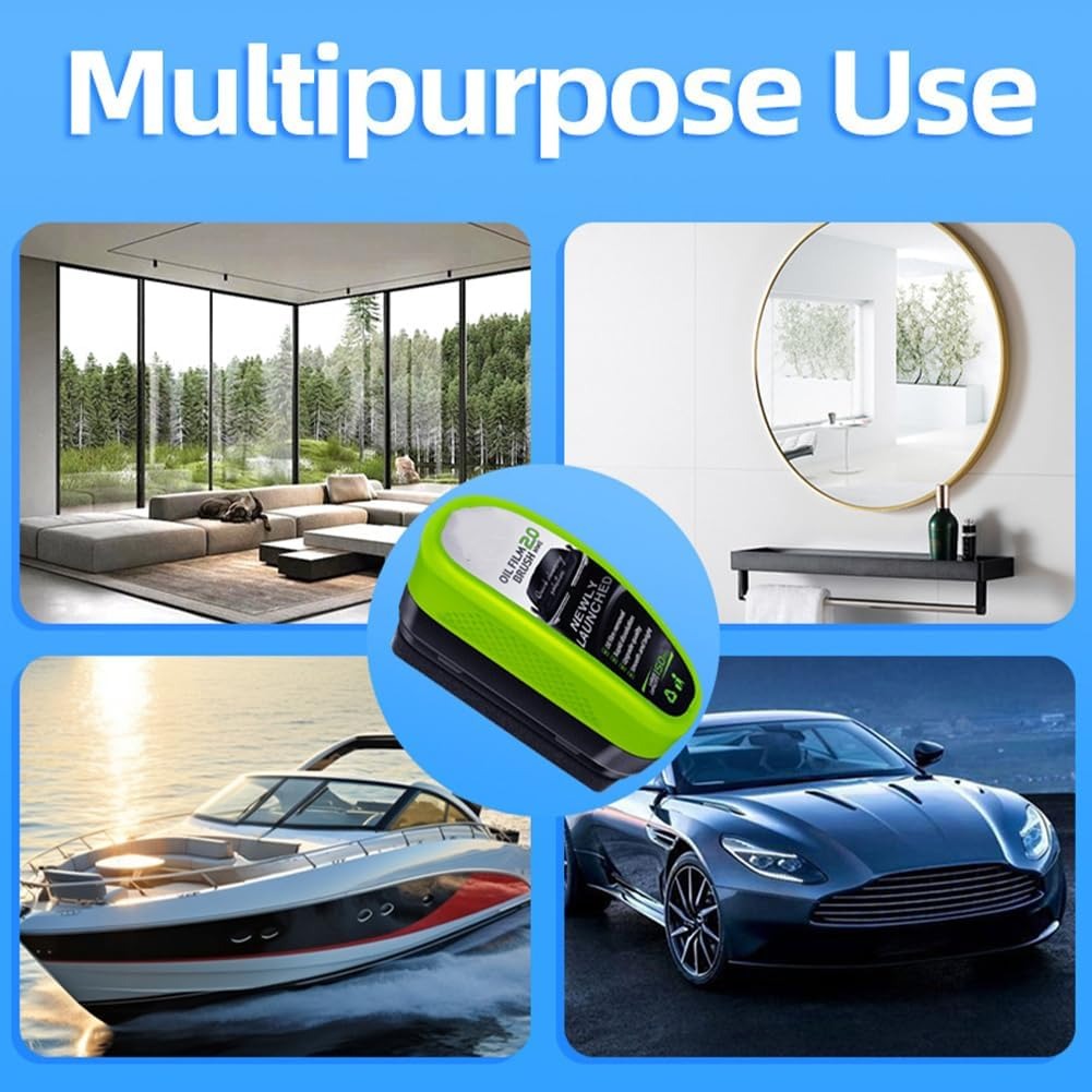 مزيل طبقة الزيت والأوساخ لزجاج السيارات – منظف زجاج احترافي للحماية من الضباب والماء