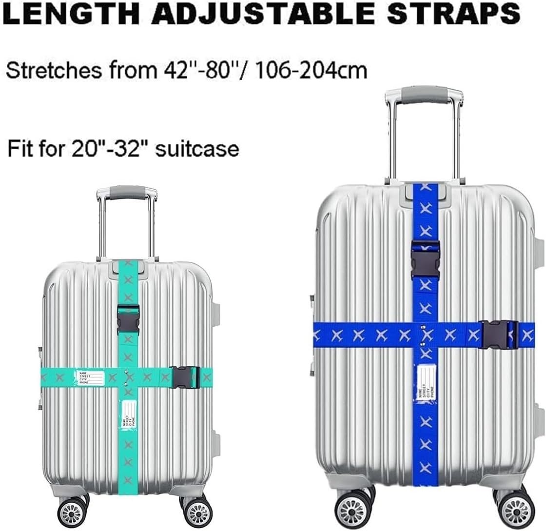 أحزمة السفر الذكية – أربطة أمان قابلة للتعديل مزودة بقفل للمسافرين