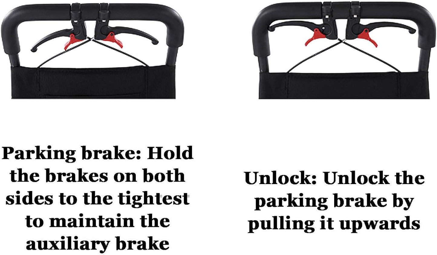 الكرسي المتحرك الذكي القابل للطي – خفيف الوزن، مريح وآمن للسفر والاستخدام اليومي