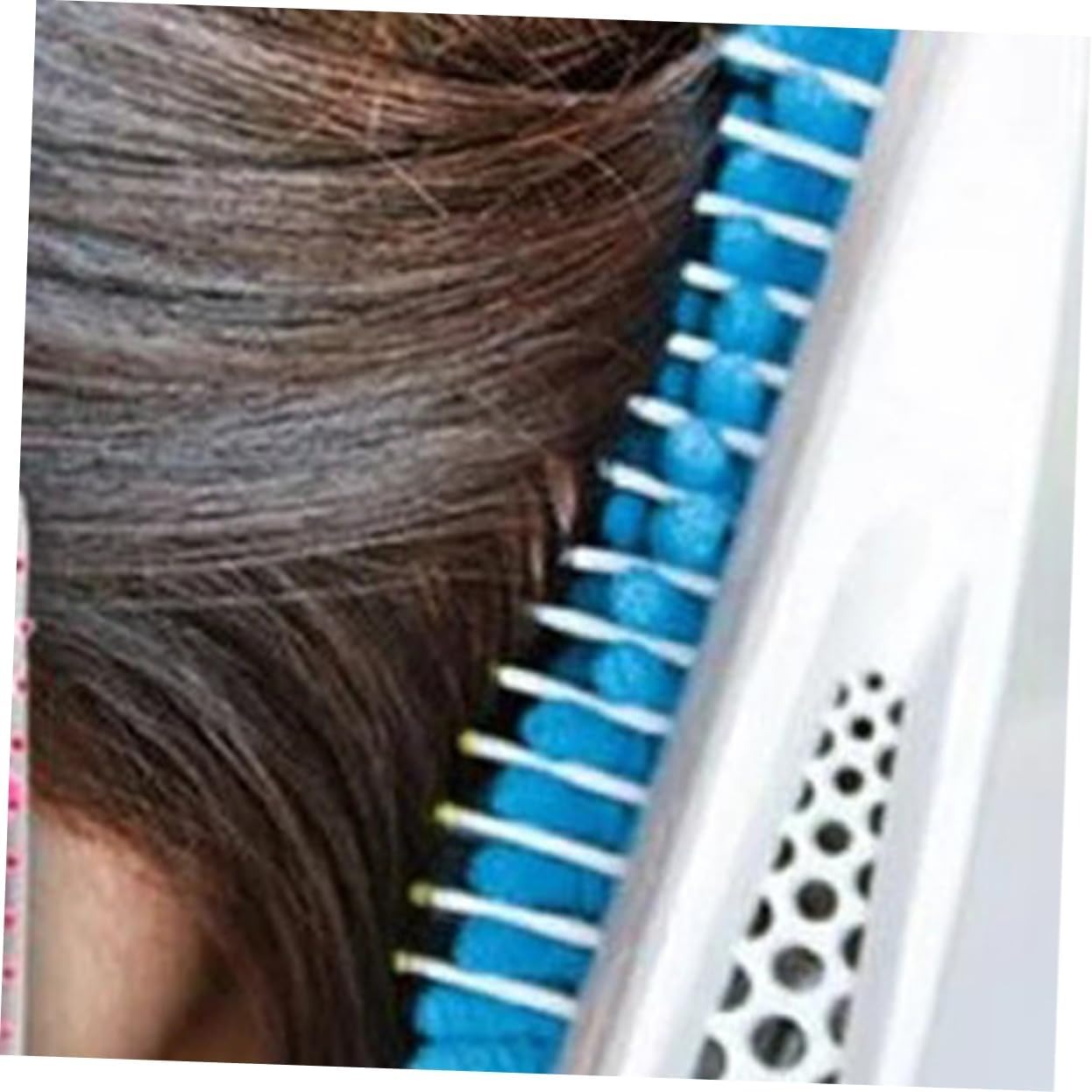 فرشاة تصفيف وتجفيف الشعر – إسفنجية ماصّة للماء مع تدليك مريح للفروة