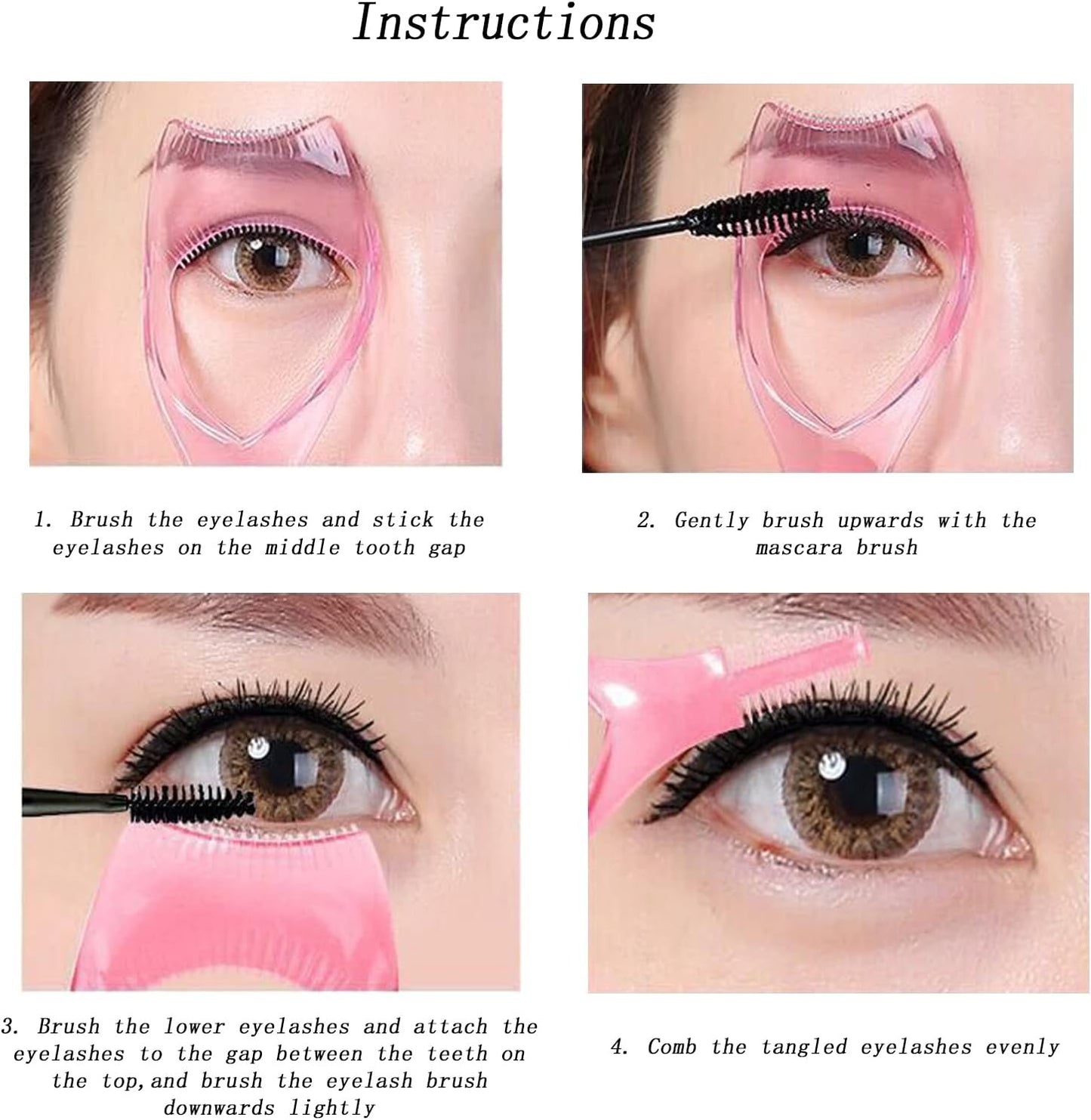 أداة تحديد العين ومشط الرموش الاحترافية – دقّة وأناقة في كل تمريرة