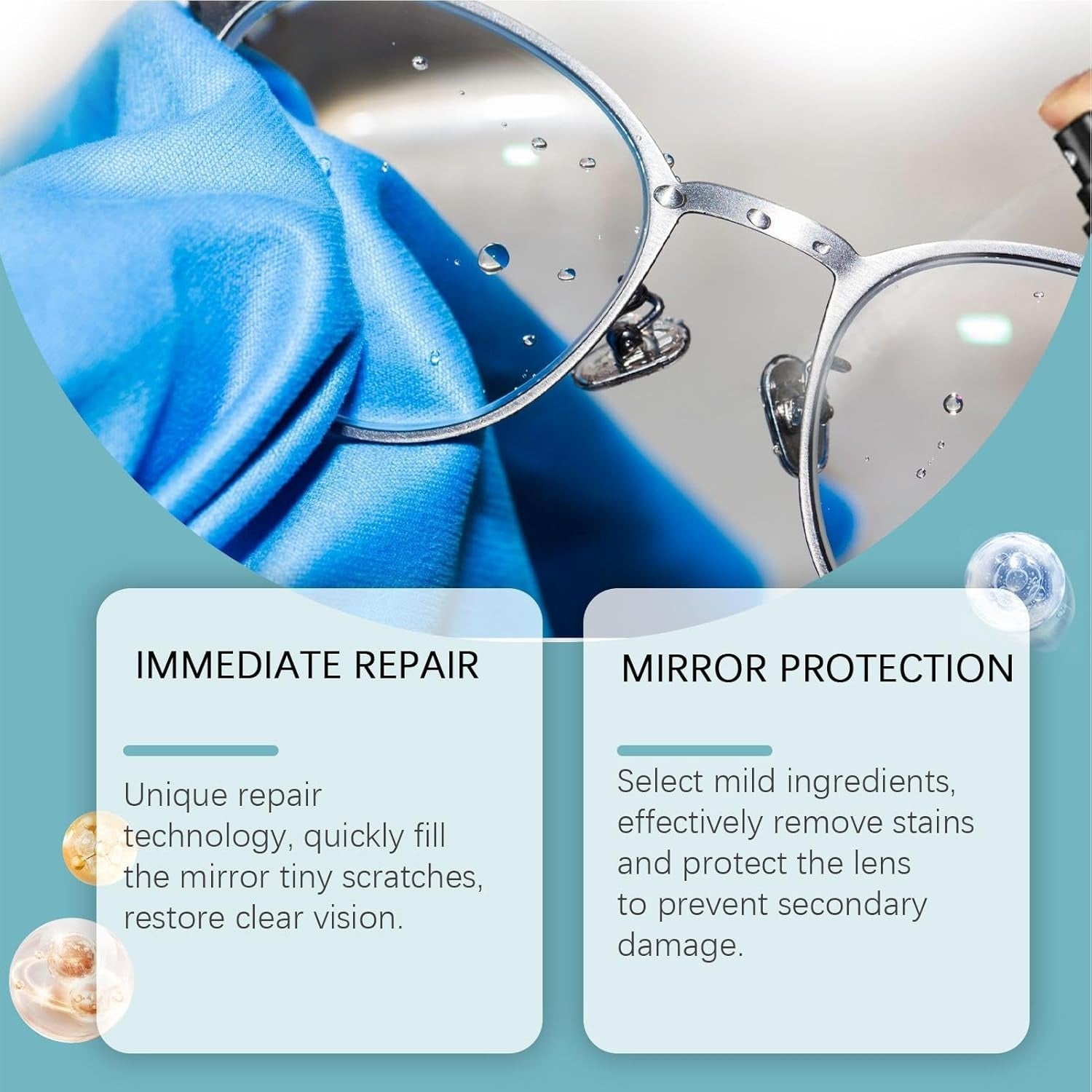 بخاخ إزالة خدوش العدسات – استعادة ولمعان فوري للنظارات
