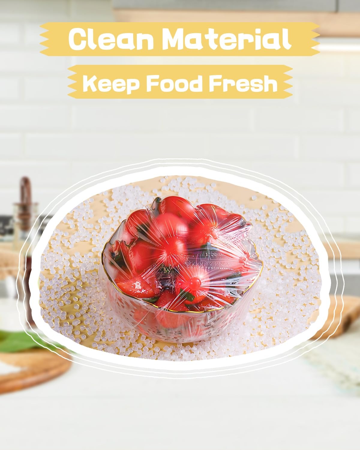 أغطية حفظ الطعام المرنة القابلة للاستخدام مرة واحدة – لحماية ونظافة مثالية