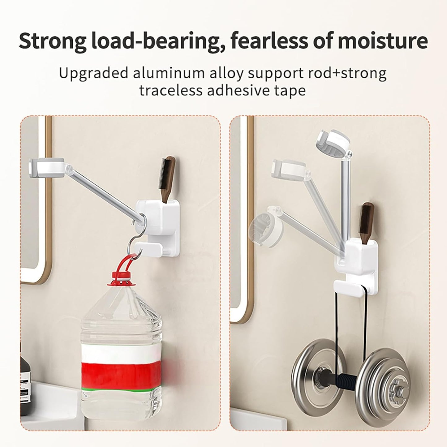 حامل مجفف الشعر والفير الجداري – القابل للتعديل