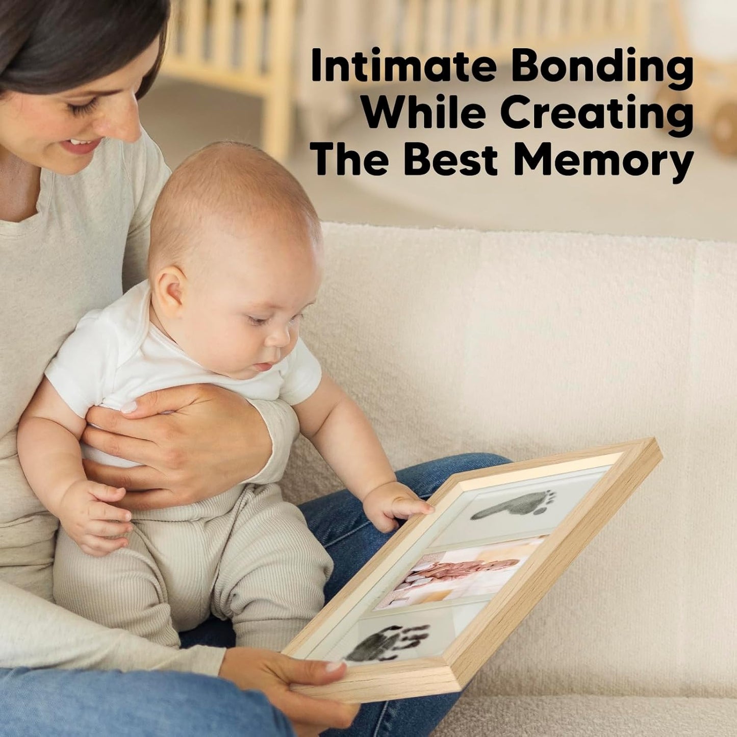 مجموعة تذكار بصمة يد وقدَم الطفل – آمنة، نظيفة، وكيوت لحفظ أجمل اللحظات