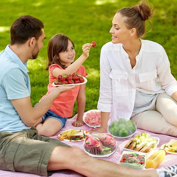 أغطية حفظ الطعام المرنة القابلة للاستخدام مرة واحدة – لحماية ونظافة مثالية