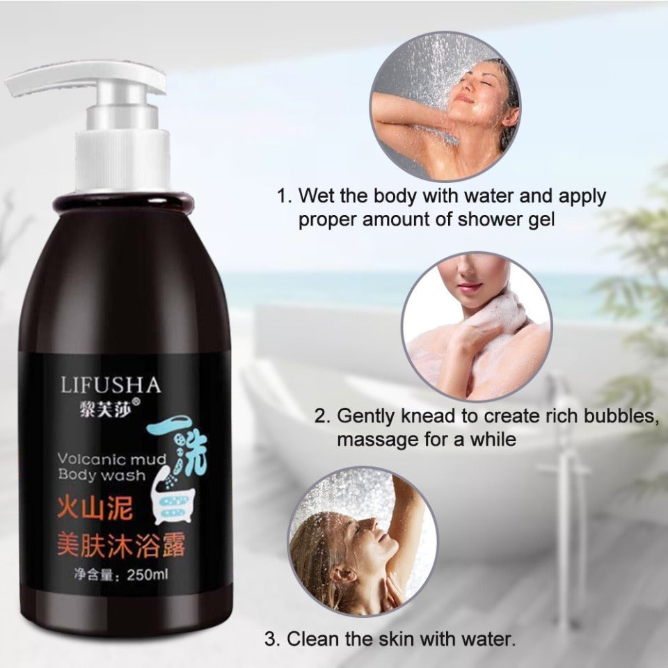 غسول فيولافا بالطين البركاني – نقاء طبيعي وتألق يومي