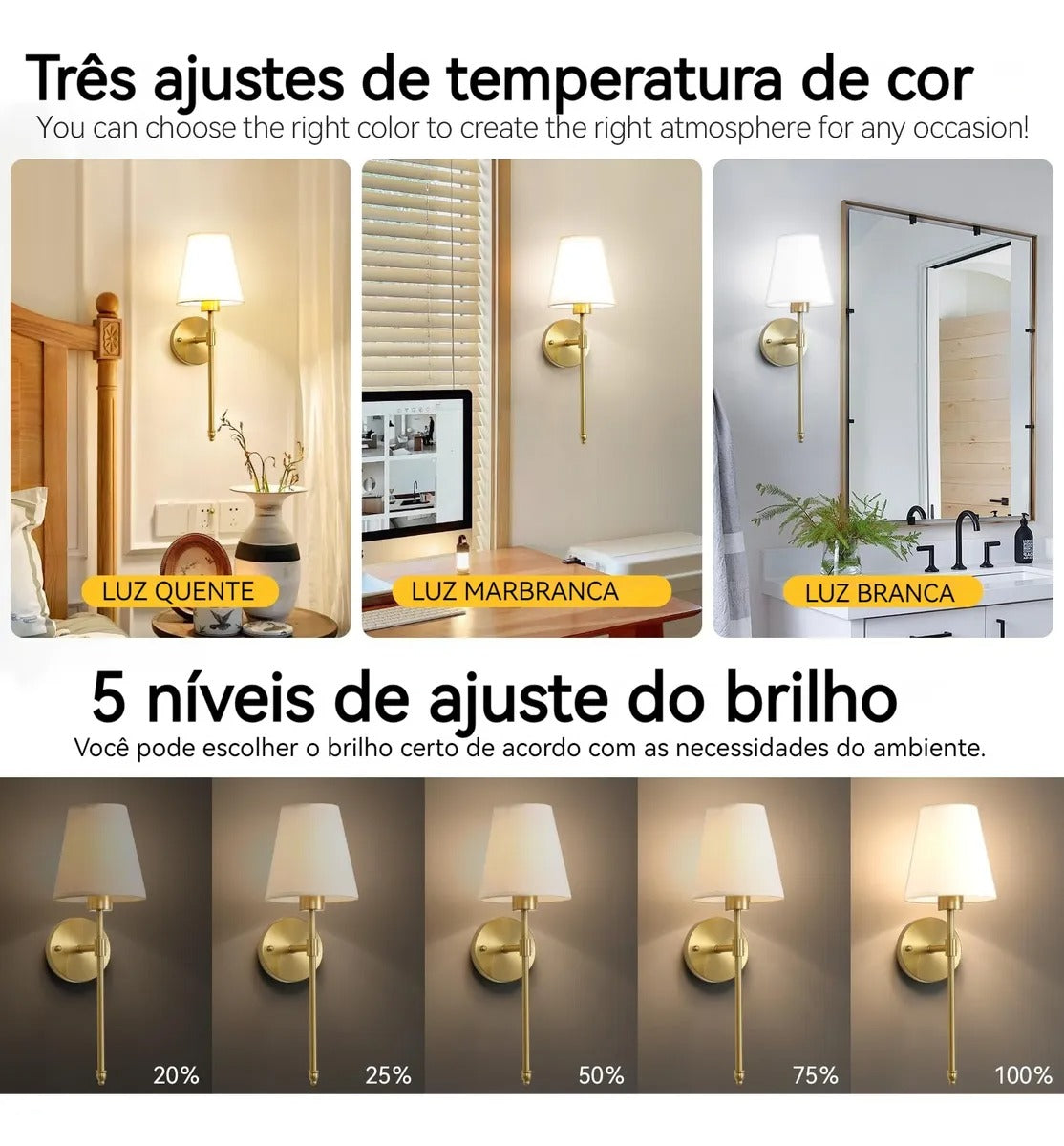 ريموت، وبطارية قابلة للشحن - LUMVA LuxWall – إضاءة جدارية لاسلكية بتصميم كلاسيكي عصري