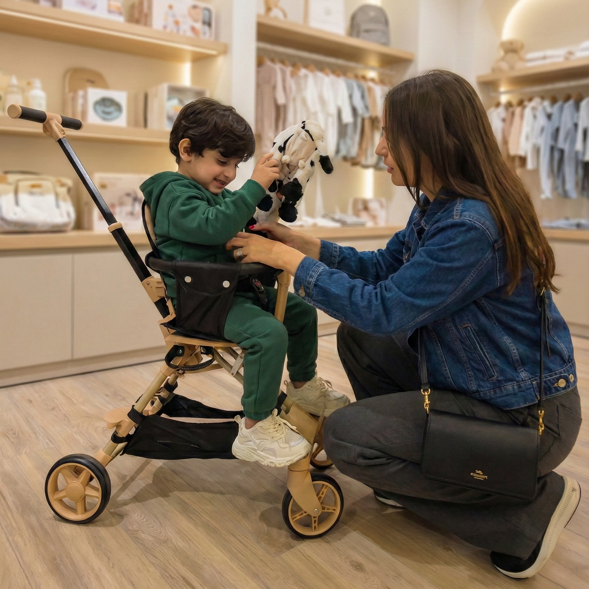 عربة أطفال قابلة للطي بوزن 4,5 كيلو جرام و مقبولة بشركات الطيارات