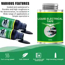 تب كهربائي سائل مقاوم للماء – لإصلاح وعزل الأسلاك والكابلات