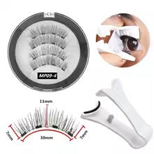 رموش مغناطيسية ثلاثية الأبعاد قابلة لإعادة الاستخدام