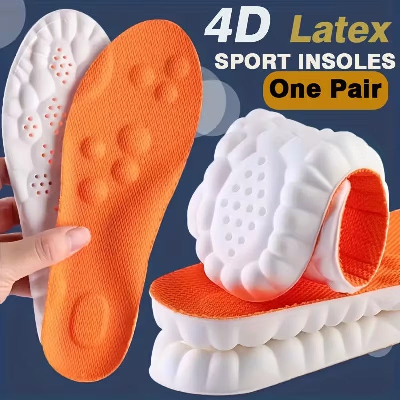 نعل الأحذية بتقنية 4 دي – راحة فائقة وامتصاص للصدمات ودعم لقوس القدم