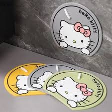 غطاء تصريف كيوت مانع للروائح والحشرات بالون الاصفر