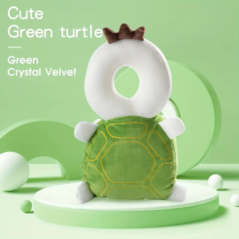 واقي رأس وظهر للأطفال على شكل سلحفاة