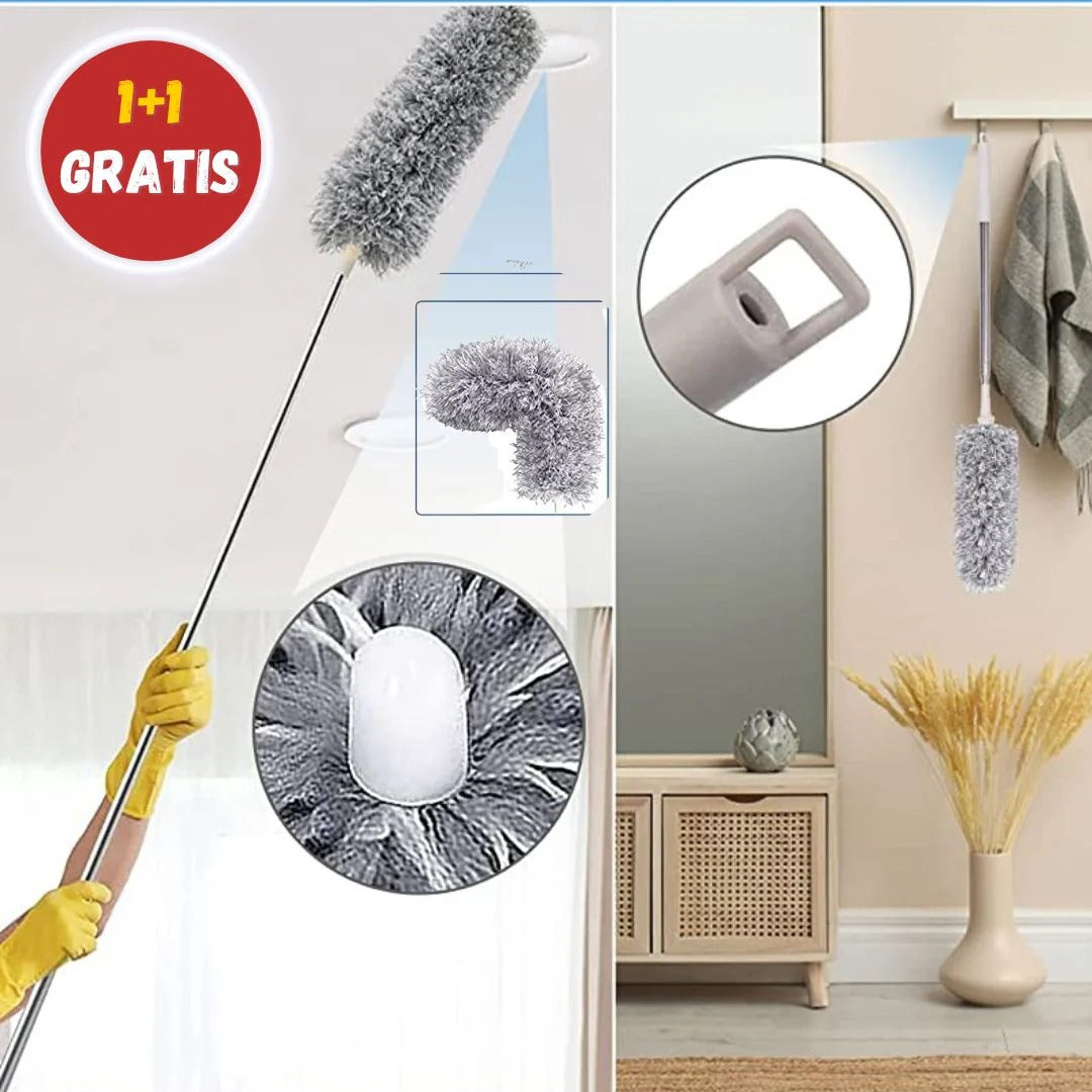 منفضة غبار قابلة للتمديد – تنظيف فعال الأسقف العالية