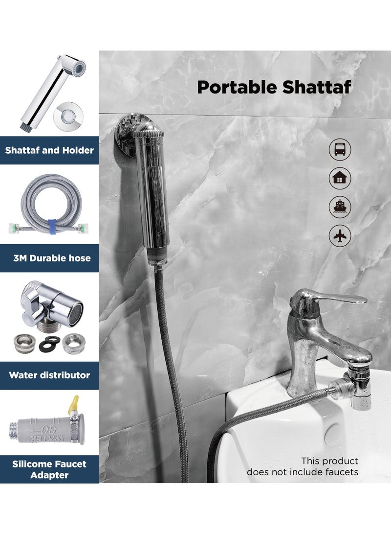 مجموعة شطاف محمول للسفر – عملية، محمولة، متعددة الاستخدامات