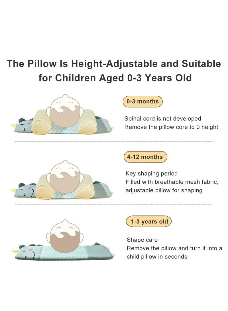 وسادة الأطفال لتقويم الرأس والرقبة – من الولادة حتى 3 سنوات