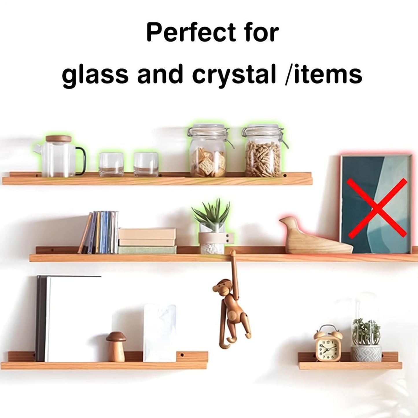 جل التثبيت الشفاف للمقتنيات الفنية والمجسمات الزجاجية بدون أثر