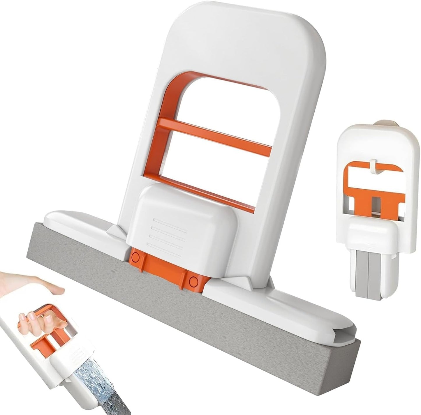 الممسحة الذكية الصغيرة القابلة للطي بعصر ذاتي – لتنظيف الأسطح الجافة والرطبة