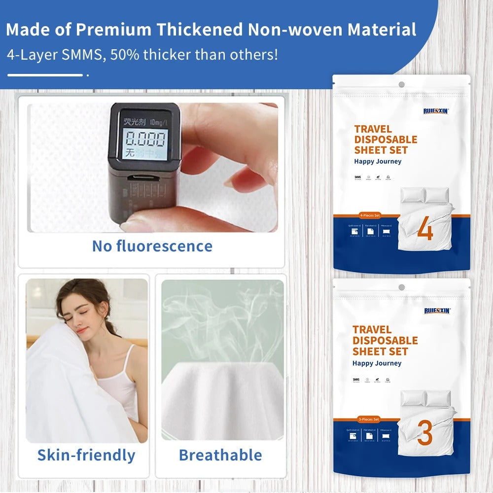 مفروشات صحية للاستخدام في السفر والفنادق