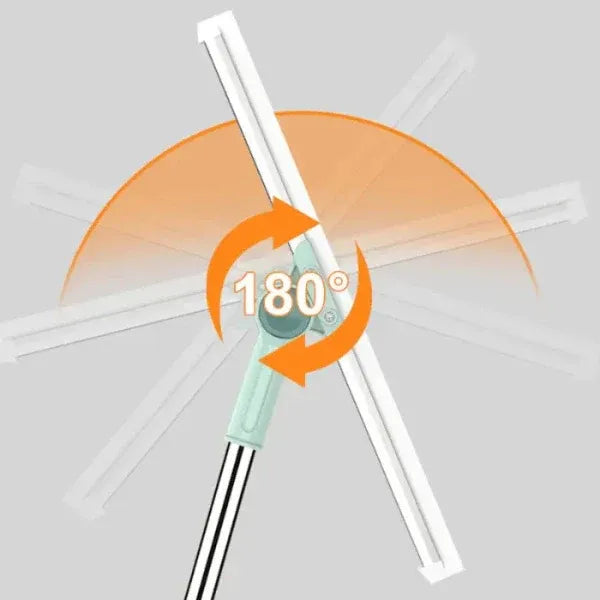 ممسحة متعددة الاستخدامات | شفرة سيليكون قابلة للتعديل | رأس دوار ١٨٠ درجة