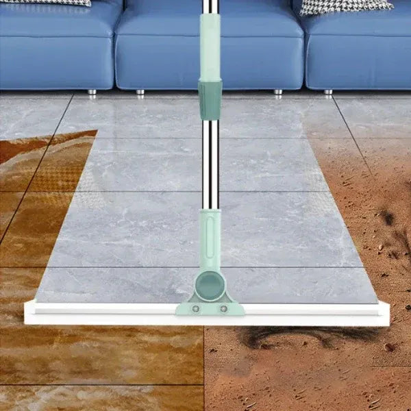 ممسحة و قشاطة سيليكون ذكية 180° – سحب وتنظيف مثالي لجميع الأرضيات